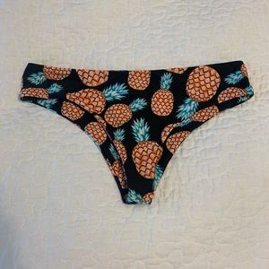 Zaful pineapple cheeky bottoms